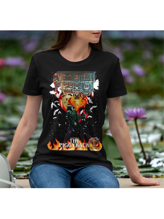 Дамска тениска Stranger Things S4 - Eddie Munson Hellfire Club